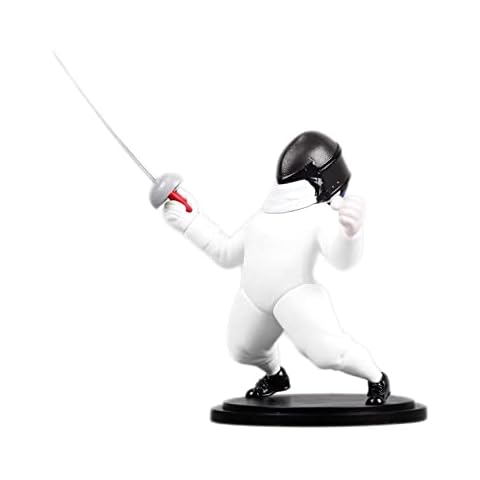 KHEDDO Fencing Desktop Ornament, PVC Material, Fencing Decorations, Home Decorations, Suitable for Fencing Enthusiasts (Color : A) Cover