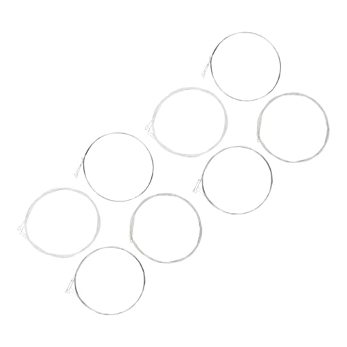 Mandolinensaiten, Metallstruktur zur Verbesserung des Klangs und der Spielbarkeit, 8 Stück