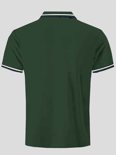 Image of Noble Monk Men's Solid Regular Fit Polo Shirt