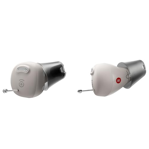 Nano Amplificador de Sonido con Estuche de Carga, Control Todo en Uno, 3 Modos, 3 Programas de Sonido, sin Silbidos, Blanco Estelar