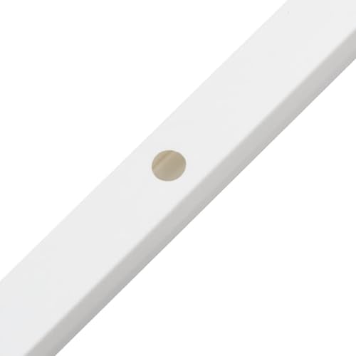 Canaleta para cables de PVC blanca, 0,4 x 0,4 pulgadas, 32,8 pies (10 m) miniatura 7
