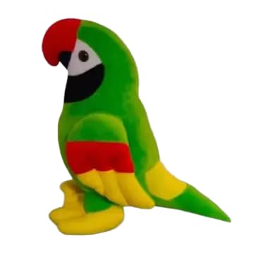 Parrot Stuffed Plush Toy, Green and Red Multicolour Bird | Soft Plush, Kids Toy, Multicolour Bird, Cuddly Companion, Decorative Toy-image-47