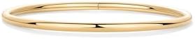 PAVOI 14K Gold Plated Bangle Bracelet for Women | Classic Lightweight Stacking Stainless Steel Bracelet | Single & 2-Pack Bangles