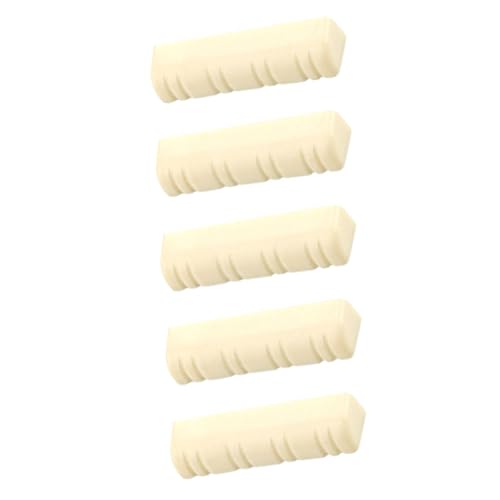 GOOHOCHY 5個弦マンドリン用スロット付きプラスチック弦ナット 音質向上 耐