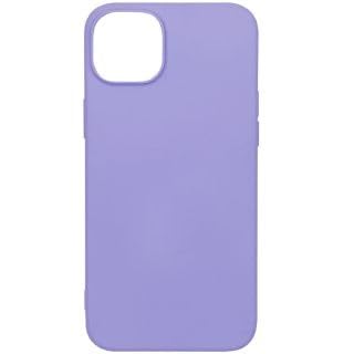 Coque iPhone 14 Plus silicone TPU violette fine et légère antichoc Evelatus