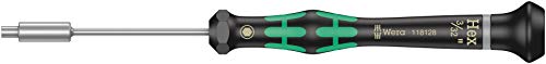 Image of Wera 05118128001 Kraftform Micro 2069 Nutspinner Electronics Precision Screwdriver, 3 /32 inch Head, 60mm Blade Length