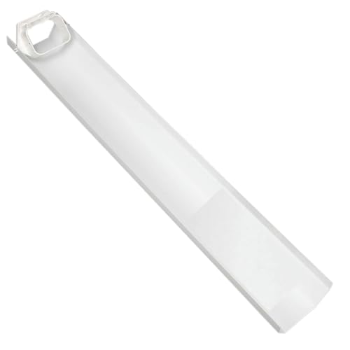 Rocky Mountain Goods Long Downspout Extension - White Heavy Duty 30” Extension for Vinyl or Metal Downspouts Gutter Systems - 2” and 3” - Easy Hinge up Design for Mowing