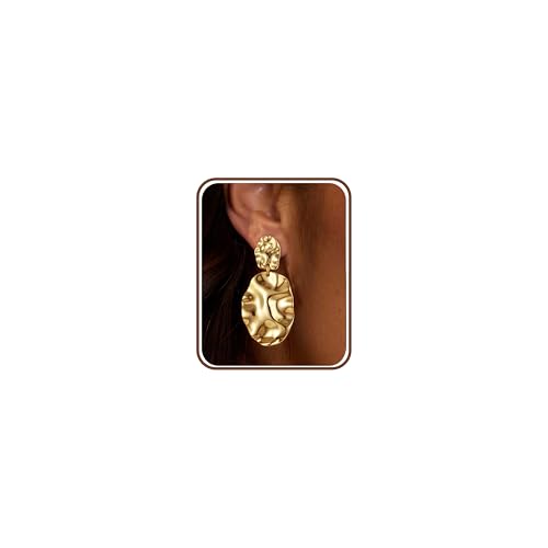 YADOCA Boucles d'Oreilles Femme Argent 925 Boucles d'Oreilles Pendantes Plaqué Or 14K Boucle d'Oreille Goutte Hypoallergénique Statement Boucle d'Oreille Femme Or...