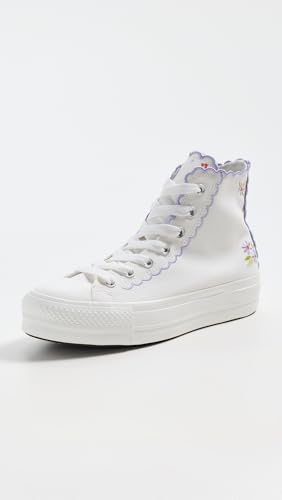 Converse Women's Chuck Taylor All Star Lift Platform Embroidered Flowers Sneakers2