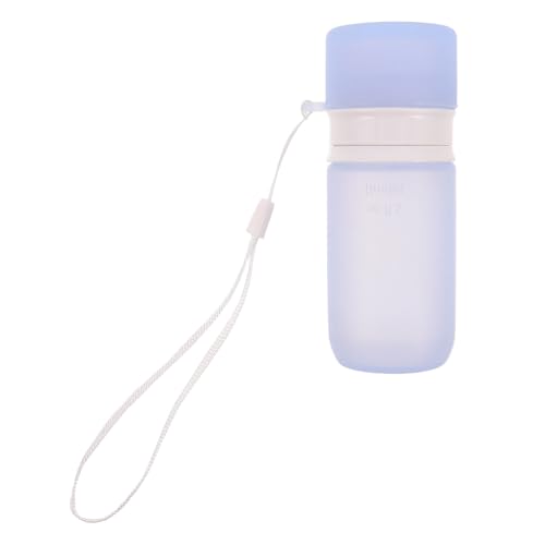 Imagen de CIMAXIC Rodillo aplicador de loción para la espalda: Botella de silicona a prueba de fugas Envase de viaje recargable para crema corporal con protector solar Dispensador autohidratante