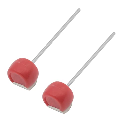 Accesorios para pedal de bombo 2 pzas patas de fieltro miniatura 1