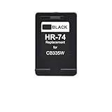 Facile à changer DONGXINGCUNZG Cartouches d\'encre compatibles 74 75, Remplacement 74 for imprimante Photosmart C4200 C4480 C4580 C4380 C4385 C4280 C4345 J5780 J6480(1pc Black)