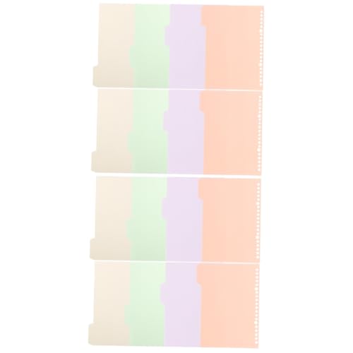 Intercalaires colorés pour classeur et notebook pour le bureau