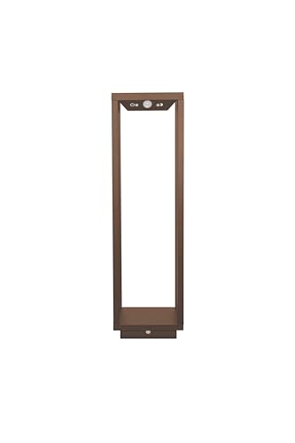 Lámpara de pie inalámbrica Zafferano Home Solar corten de 50 cm con sensor