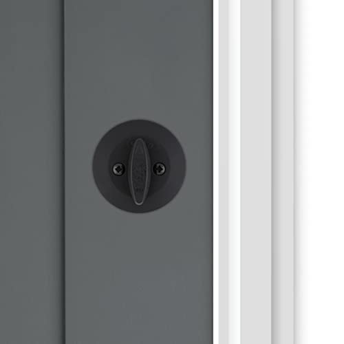 Kwikset 96600-743 660 Deadbolt Deadbolt Lock, Matte Black Round Exterior Keyed Front Entry Door thumb #6