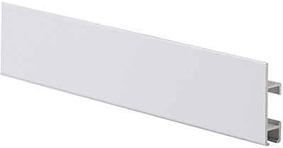 STAS Cliprail Max Picture Hanging System Set White - Rail System for Art and Pictures Without Nails - Mirror Track System - Covers 6.56ft (200 cm) of Wall Space + Installation Kit