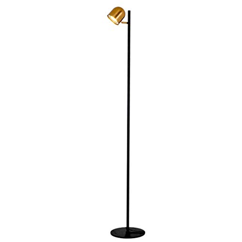 Lampadaire moderne doré double tête liseuse salon chic