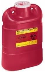 ZAMA Sharps Needle Collection Container, 8.2 qt, Large, Red, #305490 EACH (12 Each/Case) / 8 / 16.11