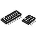 A6H-6101, Switch DIP Off ON SPST 6 Recessed Slide 0.025A 24VDC Gull Wing 1000Cycles 1.27mm SMD Stick (25 Items)