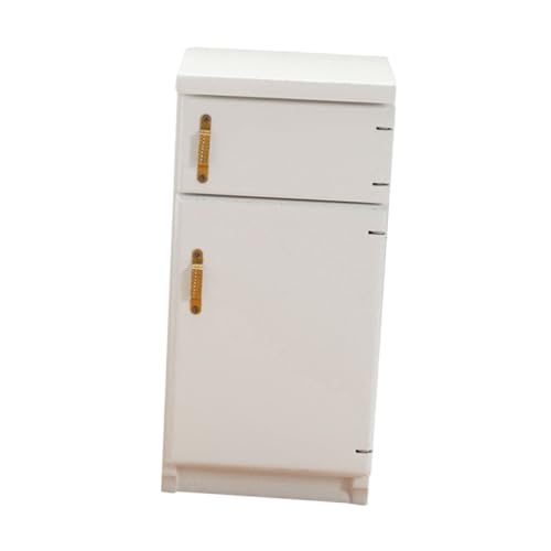 BESPORTBLE Casa de Muñecas Doble Puerta Blanca Accesorio Decorativo Miniatura para DIY y Infantil