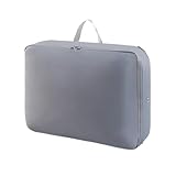 Bolsa de compresión portátil for viajes, for chaquetas plumas, gran capacidad, organizador for ropa, ahorra espacio(Grey,40x30x18cm)