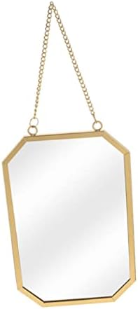 Beavorty Wall Mounted Makeup Mirror Wall-Mounted Mirrors Wall Mounted Mirror Kids Makeup Mirror Wall Makeup Mirror Geometric Wall Mirror Cosmetic Mirror Bathroom Makeup Mirror Vanity Mirror