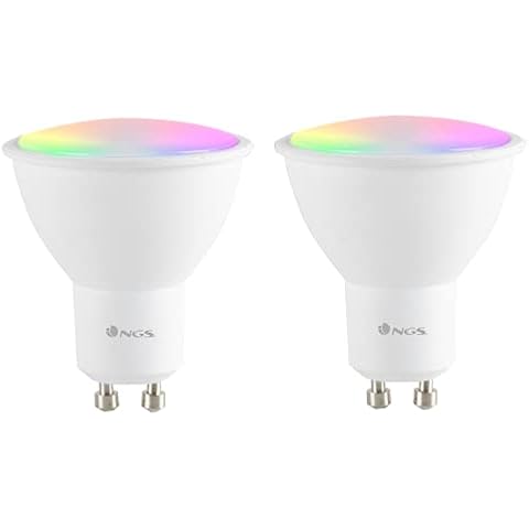 NGS GLEAM510C DUO - Lote de 2 Bombillas LED Wi-Fi con Colores Regulables Cover