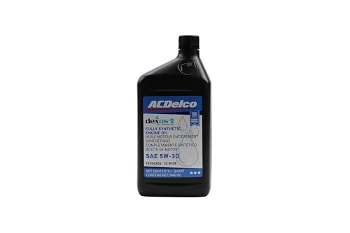 ACDelco GM Original Equipment 10-9129 (19354306) dexos2™ Full Synthetic 5W-30 Motor Oil - 1 qt (Pack of 12)