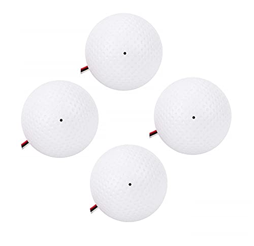 Daz Cam CCTV Pickup Audio Surveillance Microphone MIC for CCTV Systems in Round Shape (Color : Multi : Pack of 4)