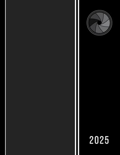 livre Videographer appointment book 2025: Videography clients 2025: Influencer content creation - Month to view calendar / daily appointments (6am - 9pm. 15 min increments) ) + contacts & notes