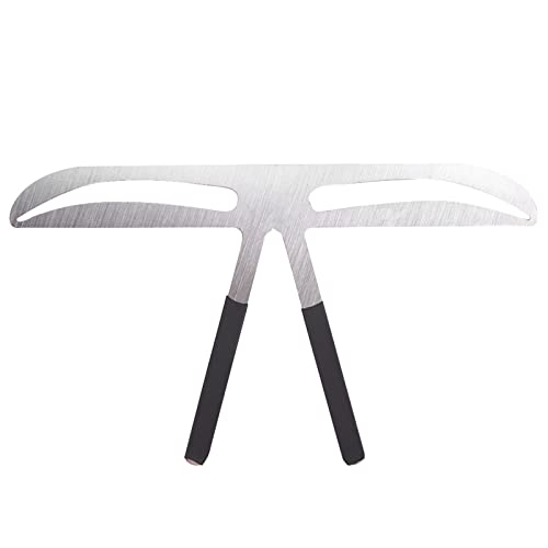 Eyebrow Ruler, 4 Types Eyebrow Stamp Stencil Kit Permanent Eyebrow Ruler Eyebrow Stencils Eyebrows Shape Reusable Eyebrow Measure Balance Extension Ruler Eyebrow Shape Stencil(Wave Type eyebrows)