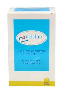 Gel Oral Concentrado – 12 Sobres Monodosis de 15 ml | Con Flúor, Sabor Fresa, Para Niños, Protección Dental, Tubo 50ml