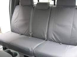 Durafit Seat Covers, Made to fit 1999-2004 Toyota Tacoma Double Cab 40/60 Split Back Solid Bottom seat Exact Seat Covers in Gray Waterproof Endura