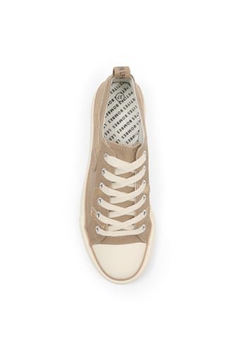Baskets Indira Taupe avec semelle confort et style décontracté chic - 5
