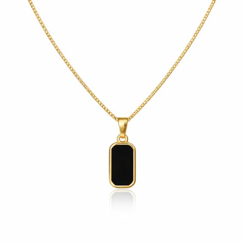 Image of RIDHVEE Anti-Tarnish Gold Plated Pendant Necklace for Women & Girls | Skin Friendly Lightweight Fashion Jewellery | Elegant Minimalist Chain Necklace & Gifting