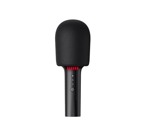 Trands KO14 Bluetooth Wireless Karaoke Microphone Speaker, Black