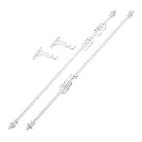 UPKOCH Barra De Cortina Miniatura De Herramienta Decoración para Casa De Muñecas