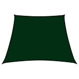Home Arredamento Arredamento Vela Vela Oxford Tessuto Trapezio 3/4x3 m Verde Scuro