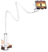 UGREEN Soporte para Celular de Brazo Flexible, Multiángulo Porta Celular para Cama Compatible con...