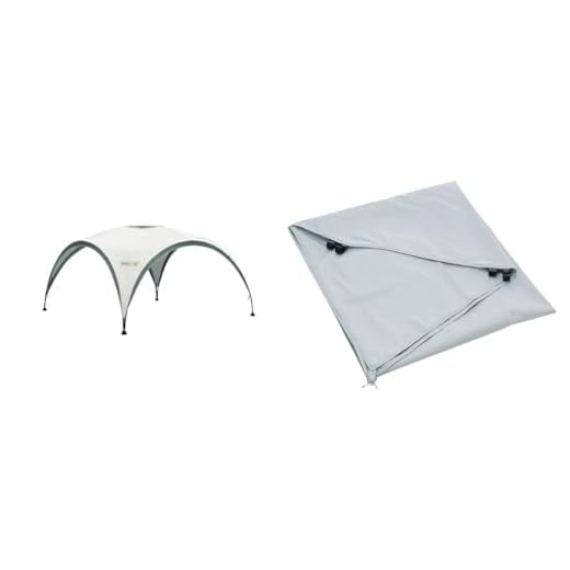 Coleman Gazebo, Event Shelter for Garden and Camping, Sturdy Steel Poles Construction, Large Tent & Unisex Side Panel Event Shelter Pro, Silver, XL - 4.5 m