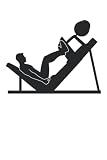 Bodybuilding Übung Kraftsport Fitness Geschenk Notizbuch (Taschenbuch DIN A 5 Format Liniert): Fitness Notizheft, Schreibheft, Tagebuch. Beinpresse ... und gerne im Fitnessstudio trainieren.