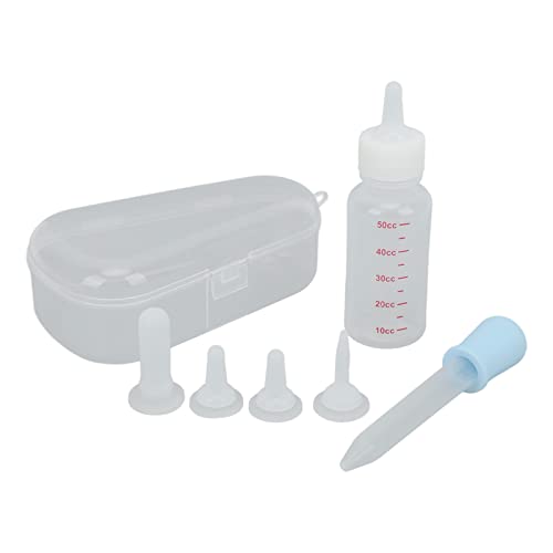 Multi Purpose Feeder with Scale for Newborn Pets, Safe Non Material, to, Suitable for Dogs Cats Kittens Puppies Hamsters Squirrels Rabbits