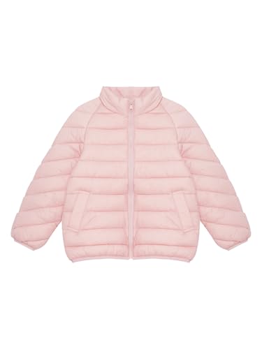Image of Linjinx Kids Girls Boys Winter Coat Water-Resistant Zipper Puff Jacket Warm Lightweight Down Coat Outerwear