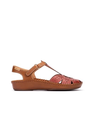 Pikolinos Zapatos semiabiertos en Cuero P. Vallarta para Mujer en Color Rojo