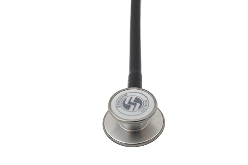 Image of SRISHTI THROB-SS|| VERSATILE ADULT AND PAEDIATRIC 2-SIDED CHEST PIECE|| ANODIZED ALUMINIUM HEADSET WITH COMFORTABLY ANGLED (Black)
