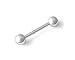 316L Surgical Steel Straight Barbell 16g