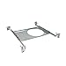Nora E-Series Flin Tunable White LED Recessed, 2700K/3000K/3500K, 120V Triac/ELV Dimming (Matte Powder White, 6" New Construction Frame-in)