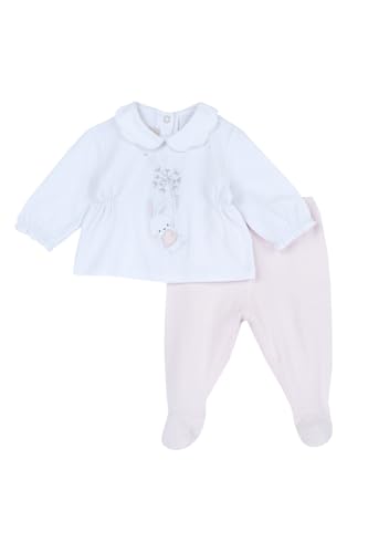 Chicco, Conjunto Bebé con Camiseta y Polainas en Algodón Suave, Ideal para Primavera y Otoño, Designed in Italy, Ropa Bebé 0 24 Meses