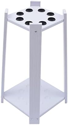 Club Organizer Holder Billiards & Pool Cue Rack, Corner Billiards Stick Display Stand Cues & Ball, Pool Sticks (style 6)