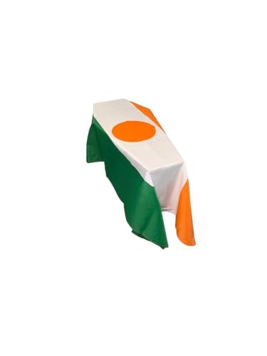 Bandera de ataúd de Níger sin reflejos para evitar deslizamientos en el féretro